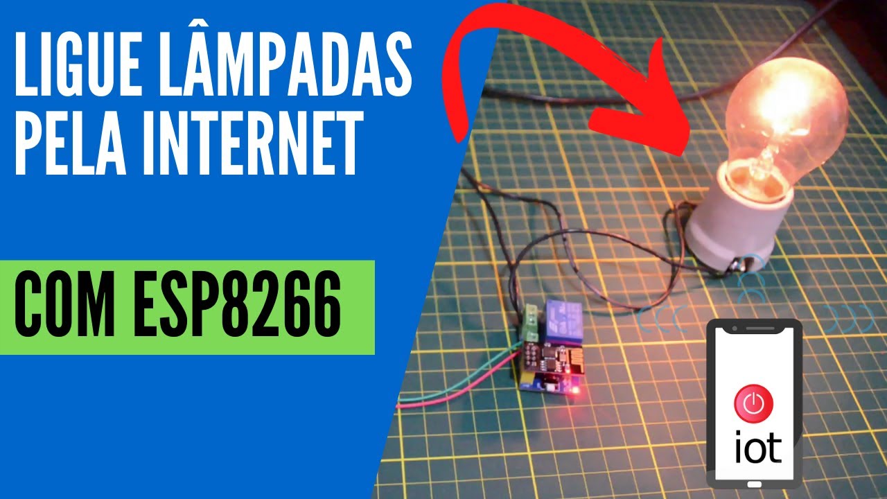 Ligue Lâmpadas através da Internet com #ESP8266 e Adafruit IO