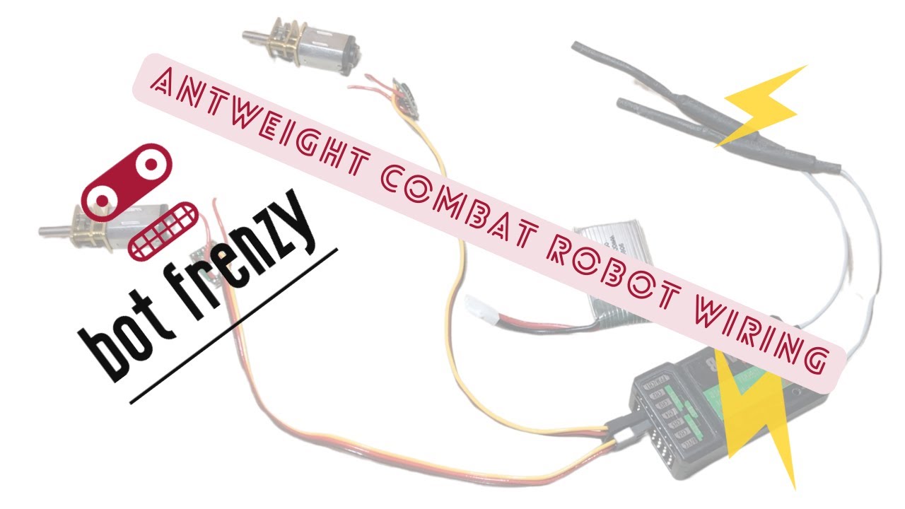Antweight Combat Robot Wiring