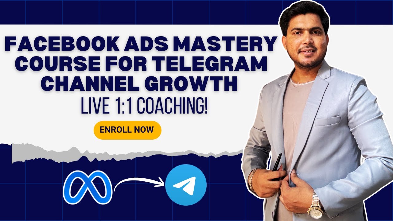 Facebook Ads Mastery for Telegram Channel Growth – Live 1:1 Coaching!