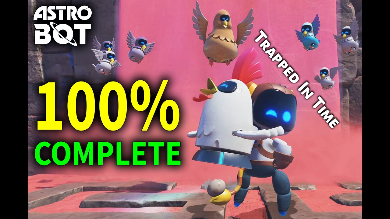 Astro Bot | Trapped In Time — 100% & BOSS UNLOCKED?! ⏳🔥 | PS5 Walkthrough