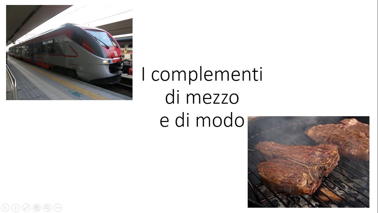 Complemento di mezzo e di modo