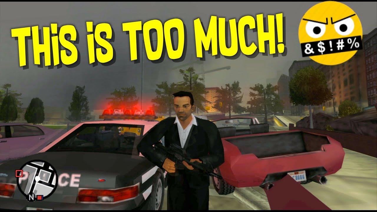 THIS GAME WANTS ME TO RAGE QUIT!  🤬🤬 I CAN'T TAKE IT!! [FUNNY GTA LIBERTY CITY STORIES #9]