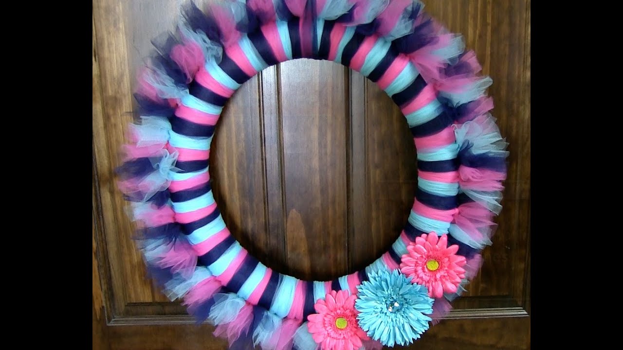 How to make a Tulle Wreath