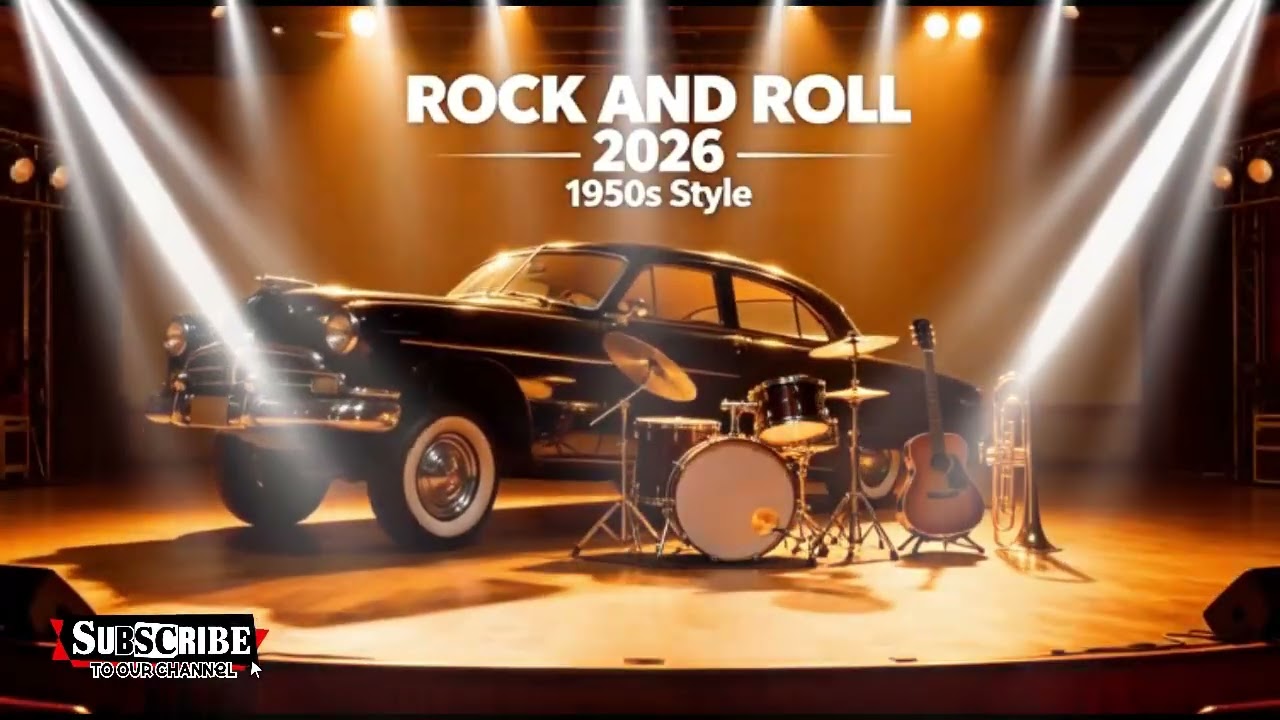 🎶 VINTAGE ROCK AND ROLL 1950s – CLASSIC CARS EDITION 2026 🚗🔥