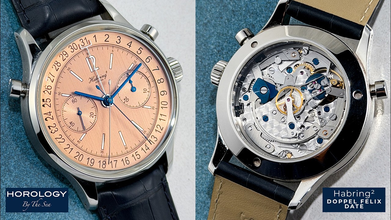 Habring² Doppel-Felix Date w/ Salmon Dial (Pre-Owned) | Horology By The Sea