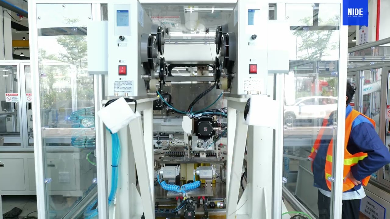amazing winding machine #machine #manufacturing #windingmachine #productionfacility