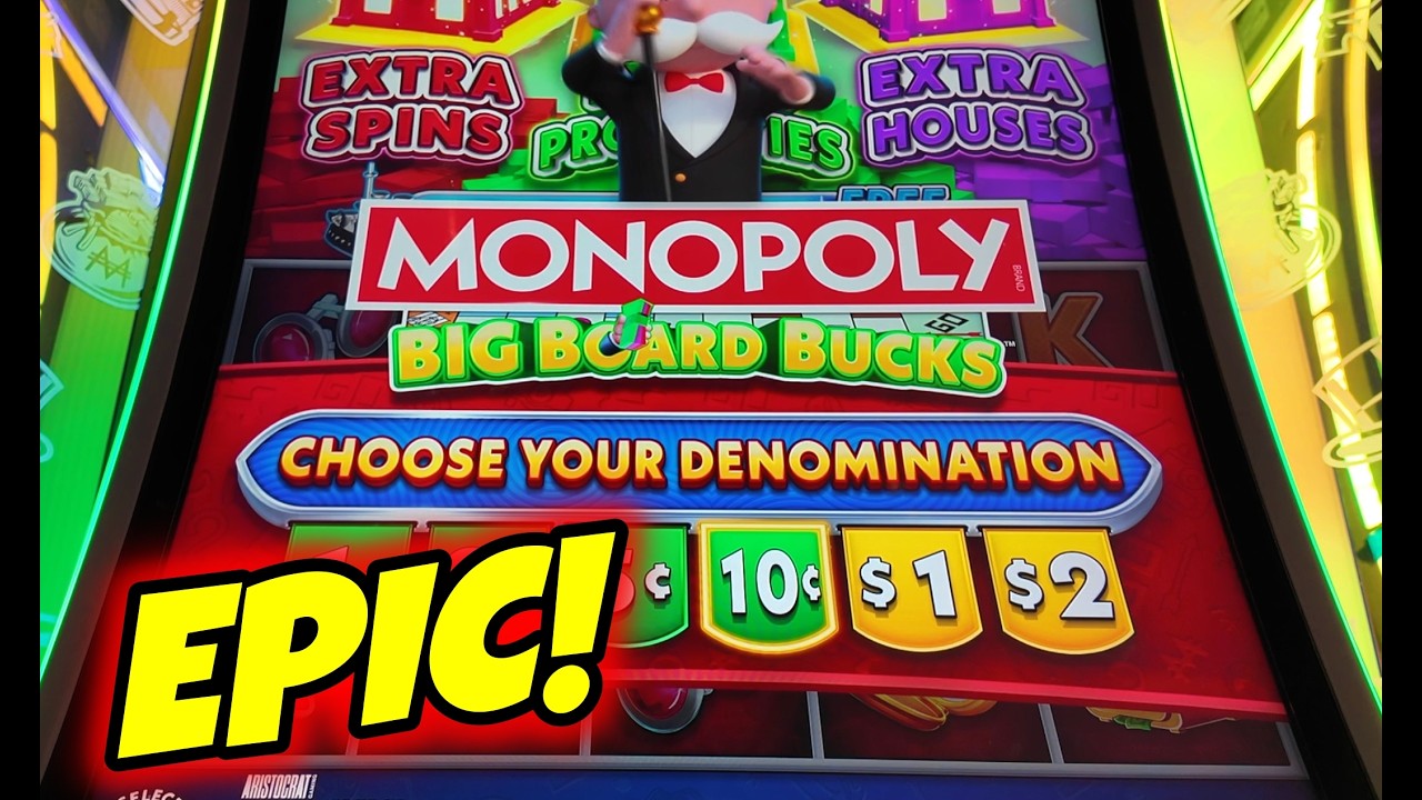 JACKPOT HANDPAY: Epic Session on Monopoly + Moolah Handpay!!