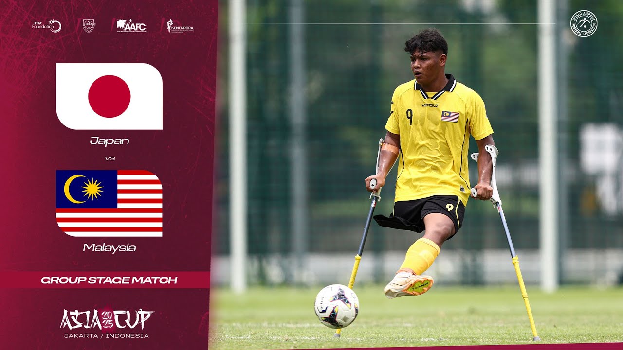 Japan vs Malaysia | Amputee Football Asia Cup