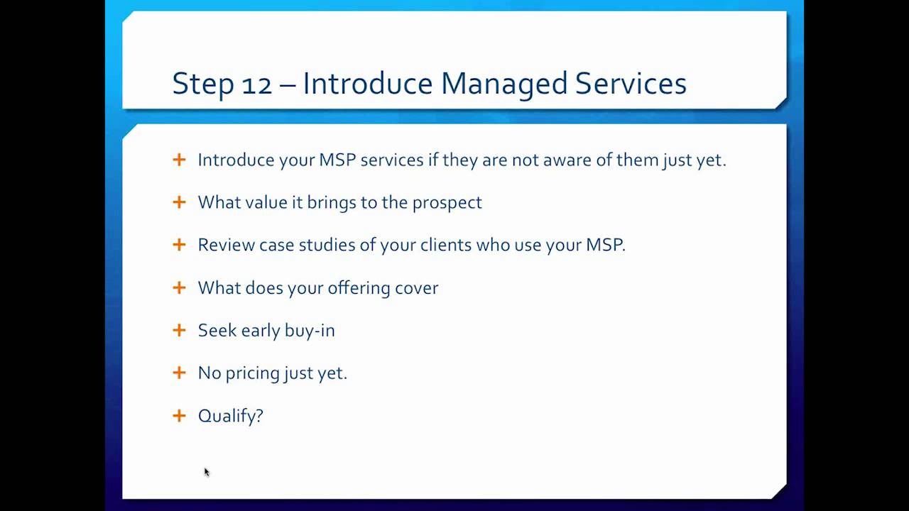 Managed Service Provider Marketing for 2014