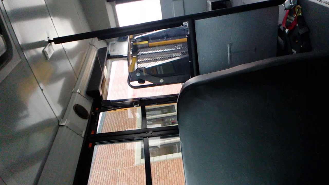 Braun millennium Series 2 wheelchair lift to Aurora 34 on a 2017 Thomas C2 School Bus