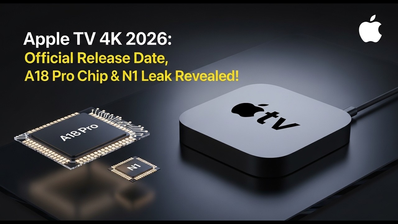 Apple TV 4K 2026: Official Release Date, A18 Pro Chip & N1 Leak Revealed!