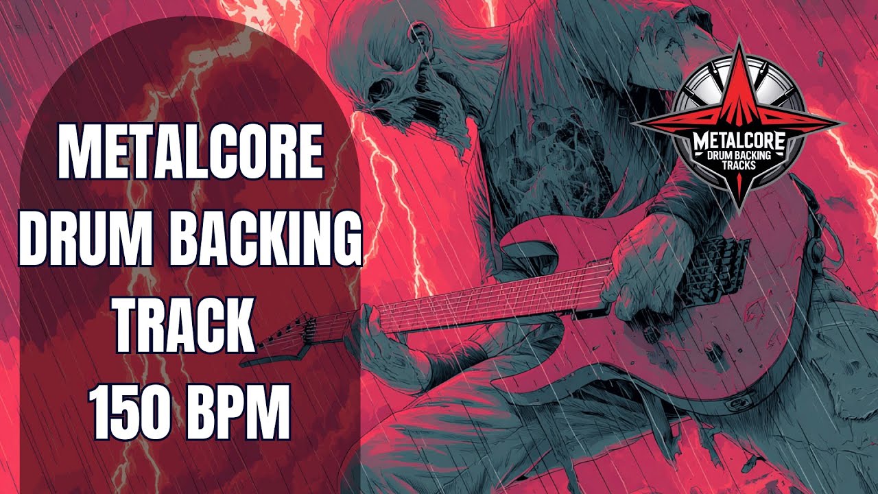 150 BPM Metalcore Drum Track &ndash; Heavy Mid-High Tempo Drive
