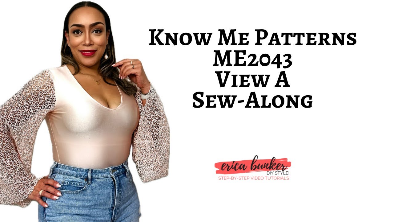 Know Me Patterns ME2043 View A - Bodysuit Sewing Tutorial