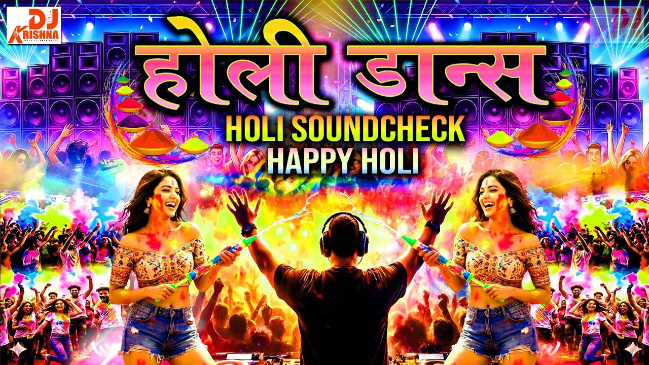 HOLi SoundCheck With Holi Dance DJ Songs 2026 | New Holi DJ Mix Hard Bass Happy होली Dj Song 2026