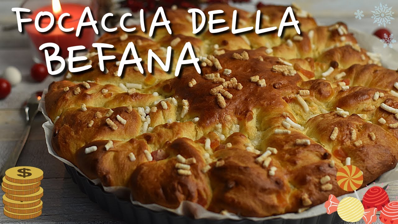 Focaccia della Befana con SORPERSA! Pan brioche super soffice!