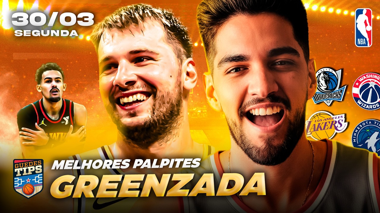 PALPITES DA NBA PARA HOJE 30 03 2026 (SEGUNDA-FEIRA) + BILHETE PRONTO