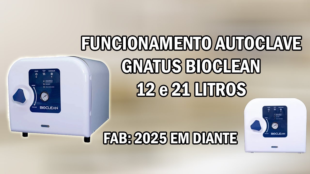 AUTOCLAVE BIOCLAVE GNATUS - FUNCIONAMENTO COMPLETO 12 E 21 LITROS