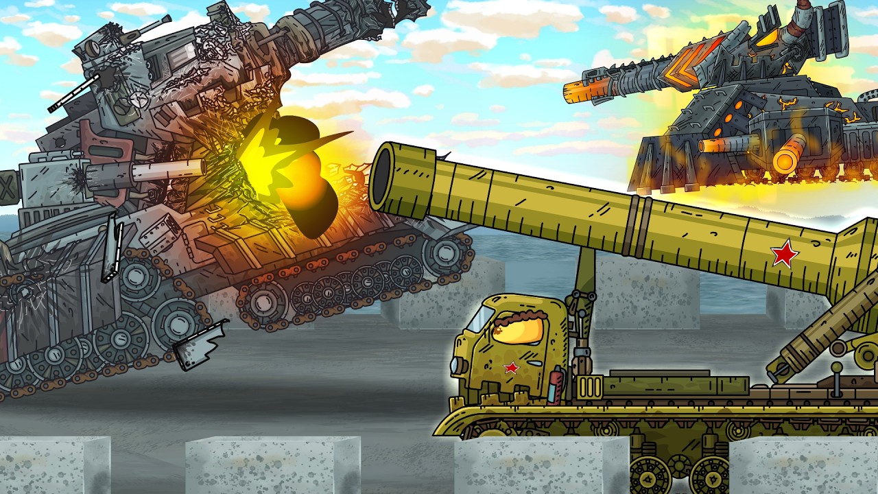 Fatal Shot and Complete Surrender – Cartoons about tanks