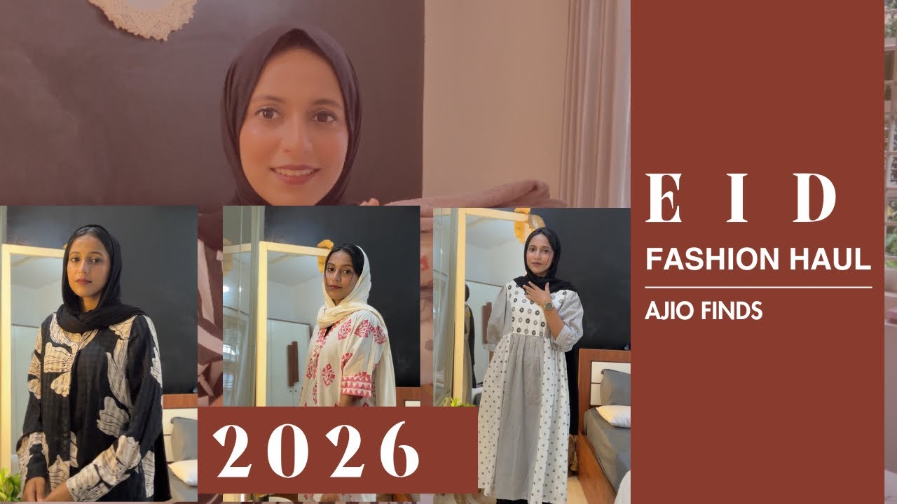 AJIO Fashion Haul|Eid ✨ | Affordable Outfits Try On | Budget Fashion Finds