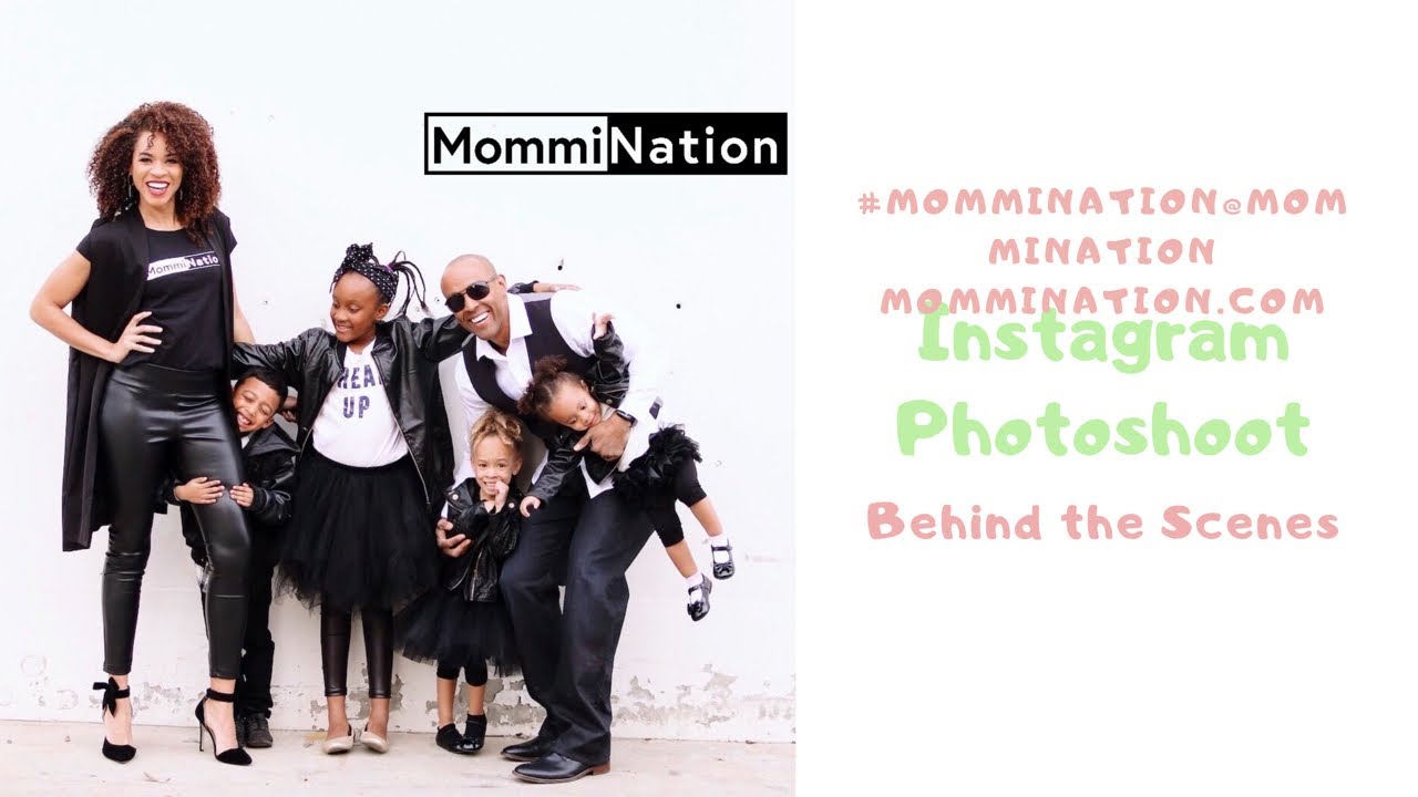 Instagram Photoshoot | Behind the scenes | #mommination