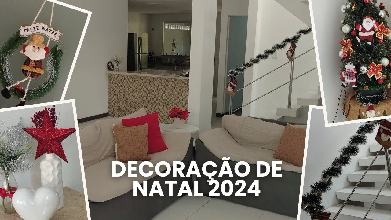 Decoração de Natal 2024 | Simples e reutilizando decoração do ano passado