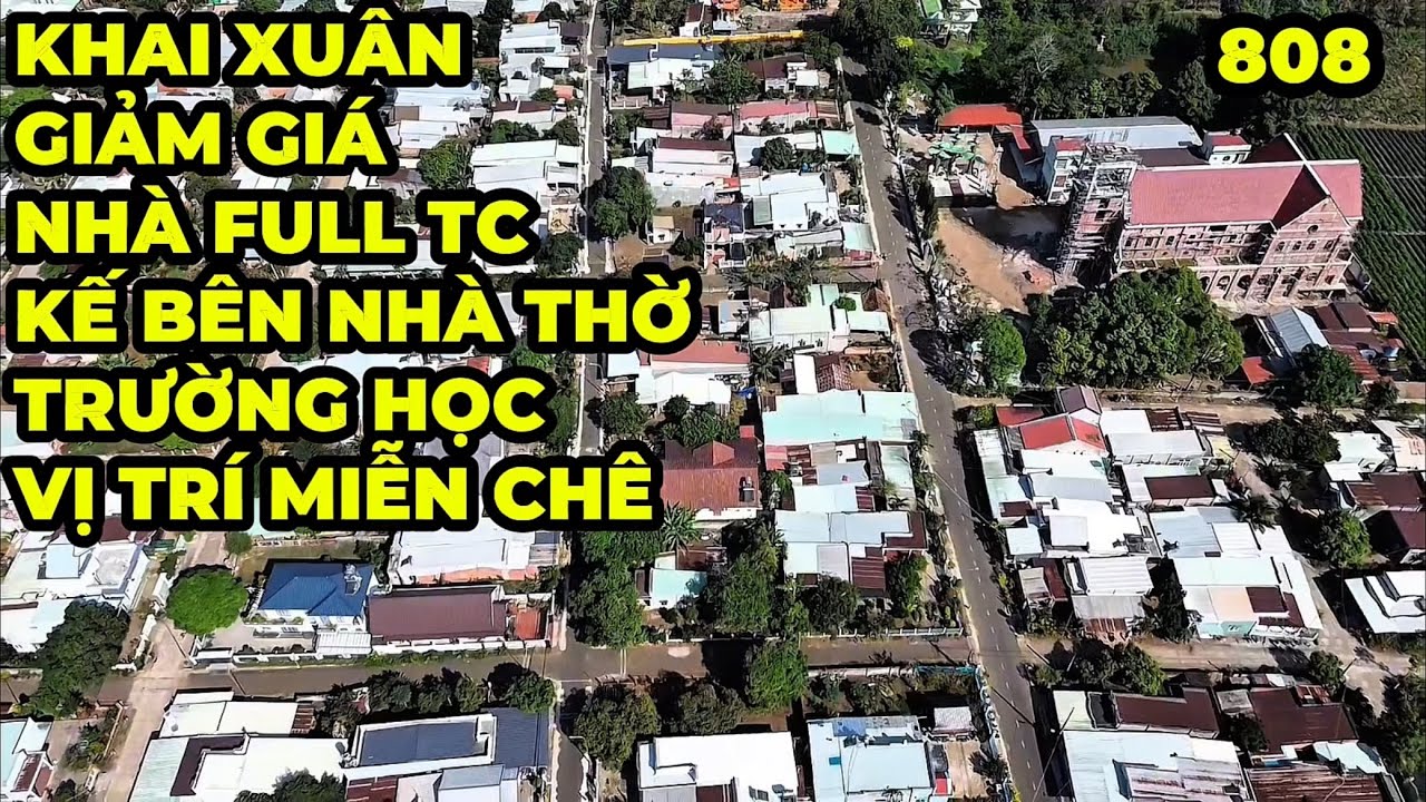 Đầu năm Giảm giá tốt Nhà full tc sát bên nhà Thờ ,Trường học Khu dân cư Bàn cờ .Tại Châu Đức TP HCM.