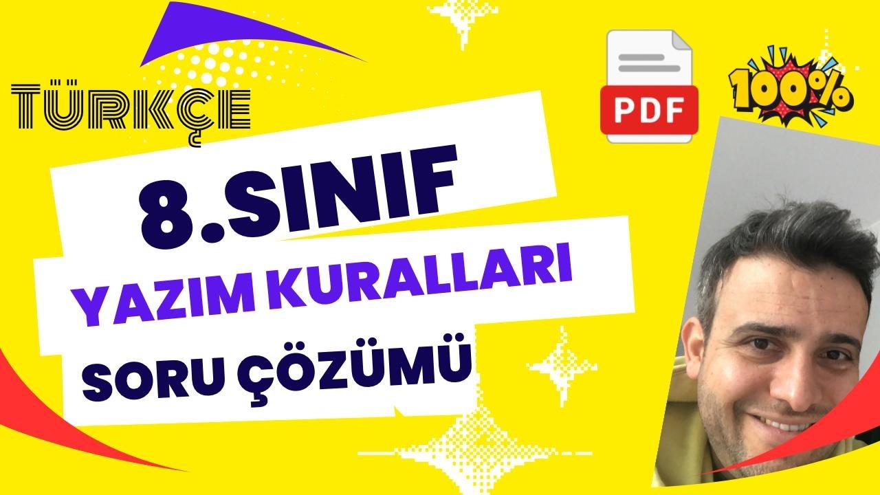 YAZIM KURALLARINDAN SORU KAÇIRMAMAYA VAR MISIN? | Bilal Hoca