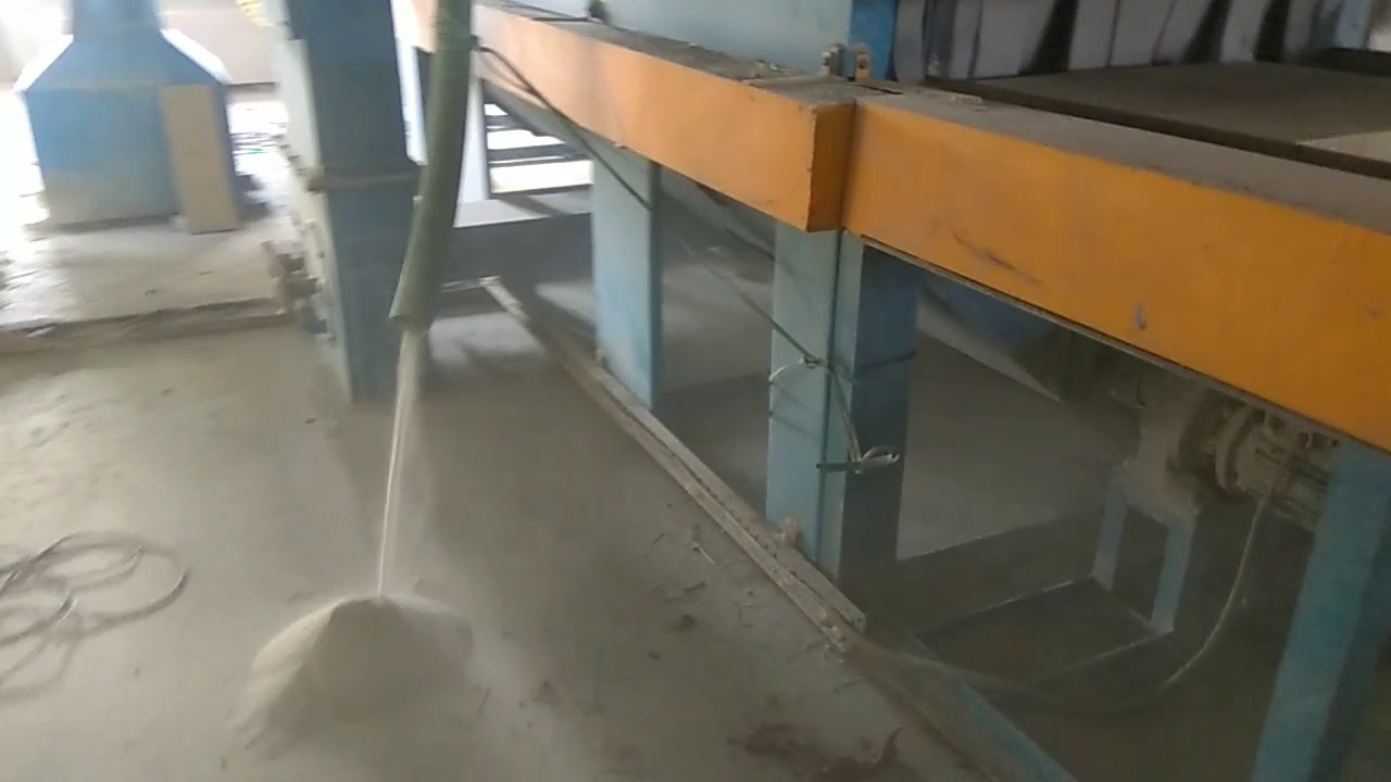 Shot blasting machine for stone slabs