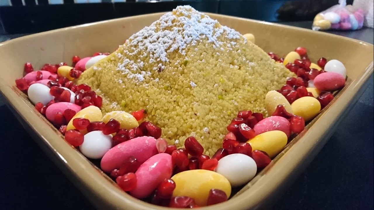 EGYPTIAN SWEET COUSCOUS DESSERT
