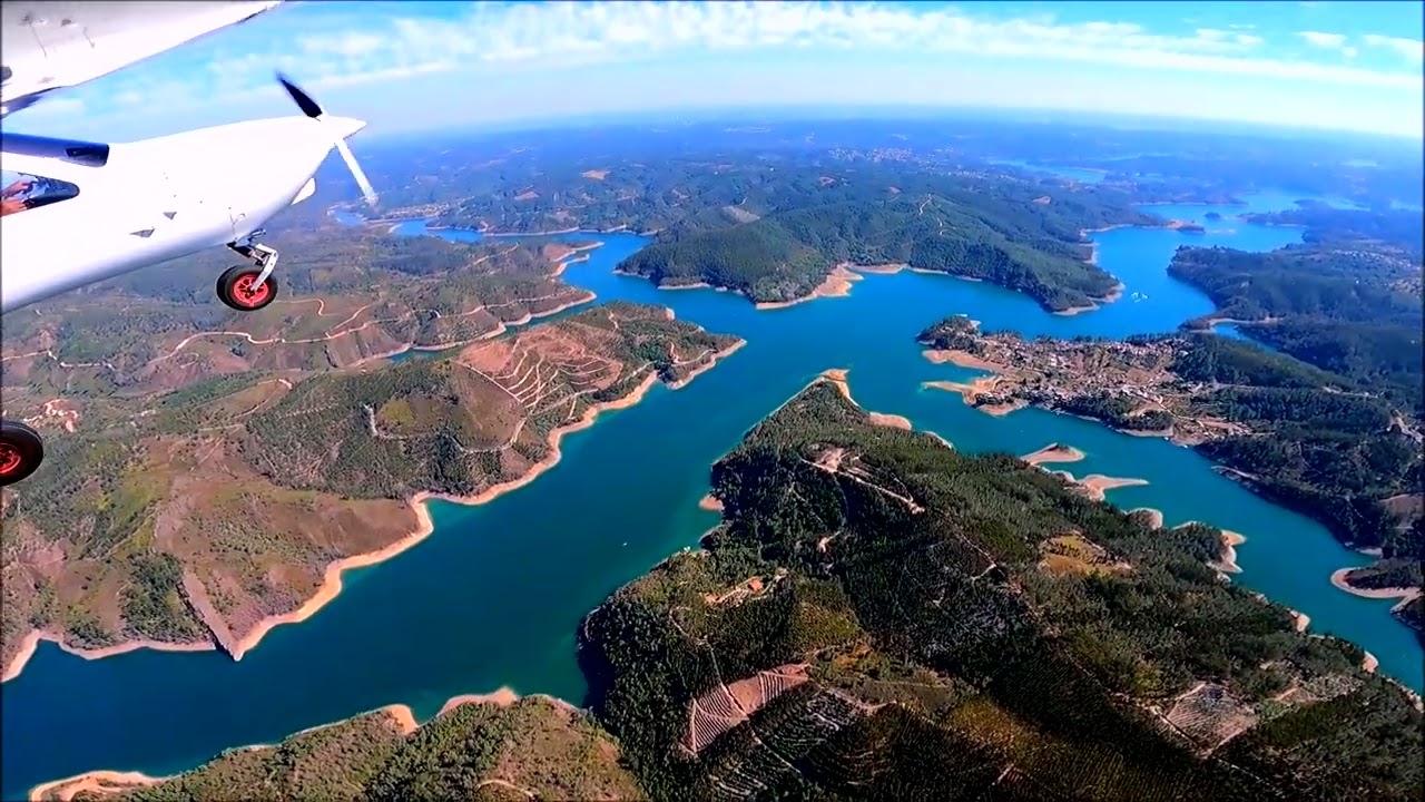 Barragem do Castelo de Bode, água de Agosto...