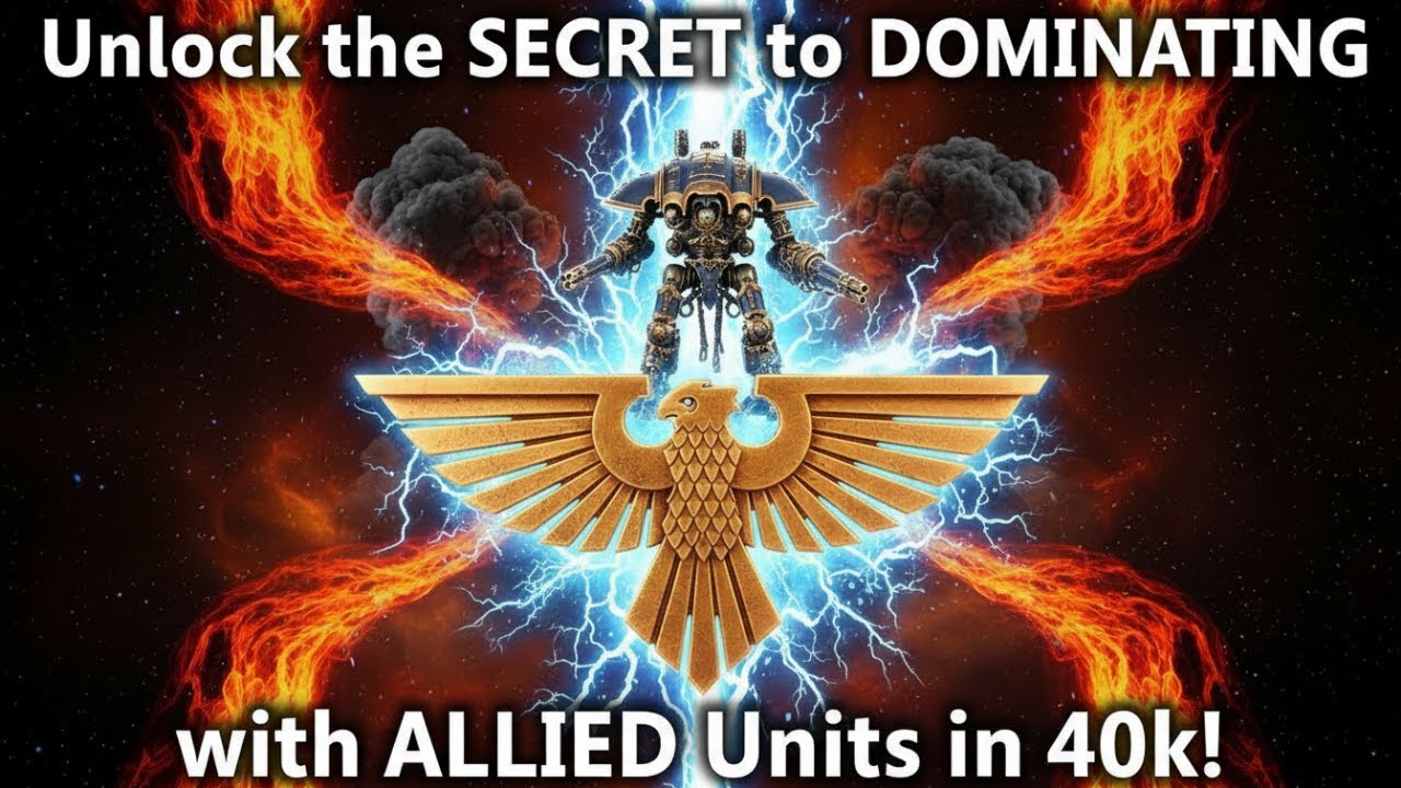 Раскройте СЕКРЕТ ДОМИНИРОВАНИЯ с помощью союзных подразделений в Warhammer 40k!