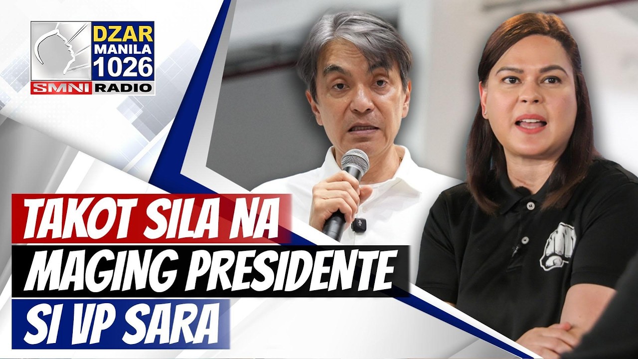 #SMNIRadioNB: Takot sila na maging presidente si VP Sara -Rep. Tiangco sa ilang mambabatas