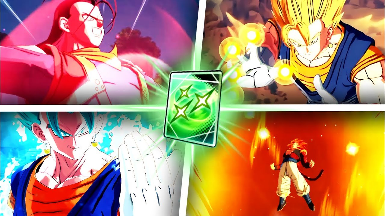 Using EVERY Green Card in Dragon Ball LEGENDS!