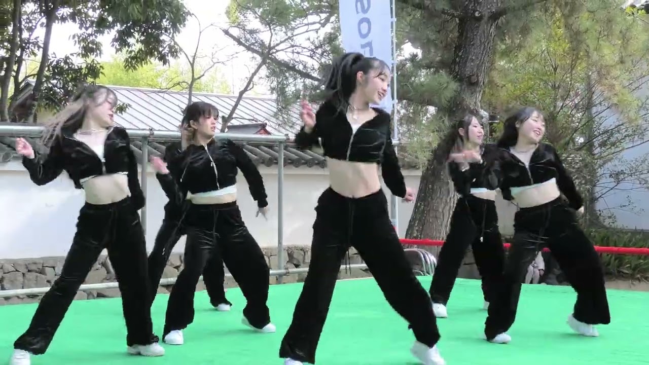 鬼も笑顔にするダンスパワー　ダンスパフォーマンス　白鳥神社節分祭
