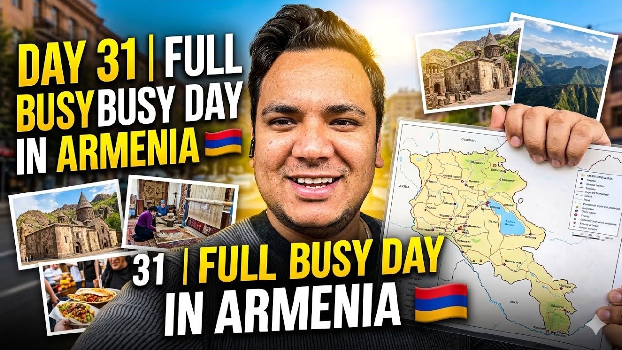 Daily Vlog Day 31 | Snowfall ❄️ + Duty Life in Armenia 🇦🇲@HEMUBHANUVLOG 
