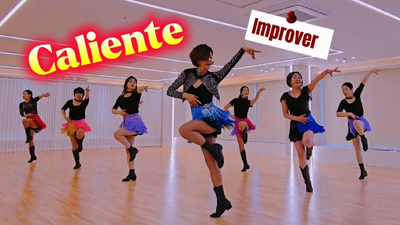 Caliente Line dance/Improver/칼리엔테 라인댄스/블라썸월요크루