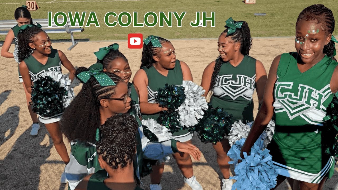 CHEERS - FROM IOWA COLONY JR HIGH CHEERLEADERS