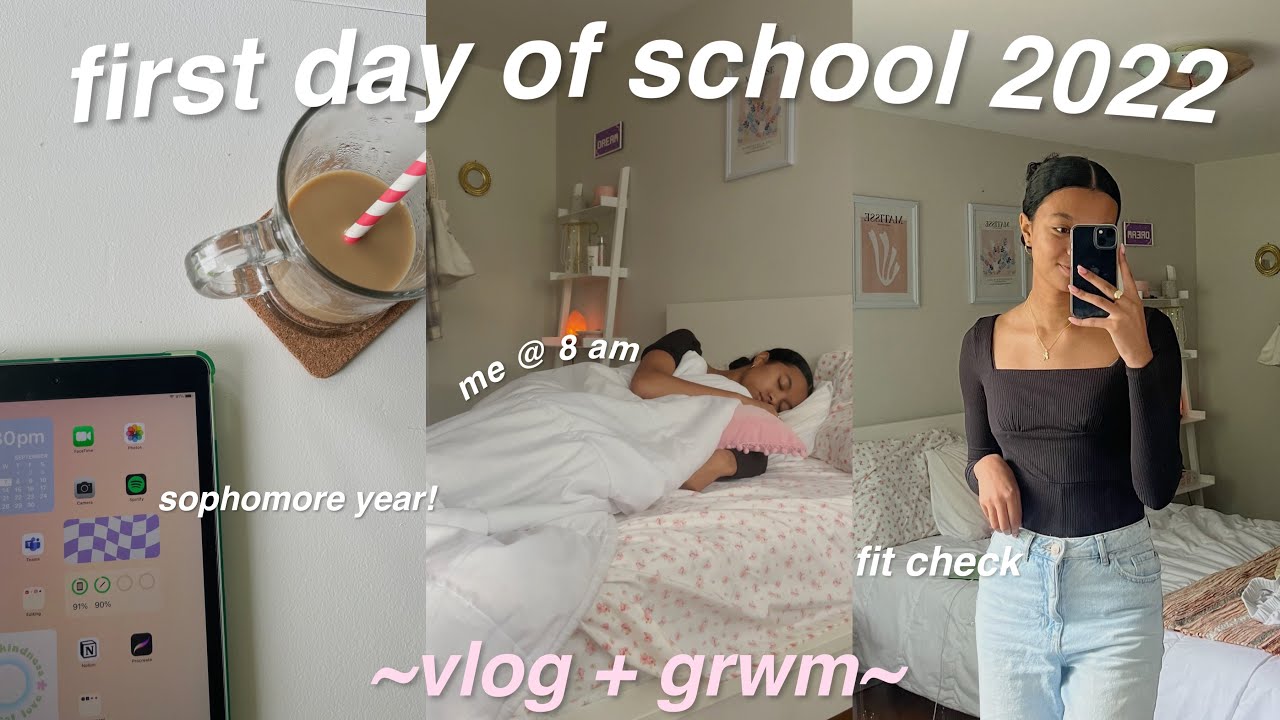 first day of school grwm + vlog 2022!