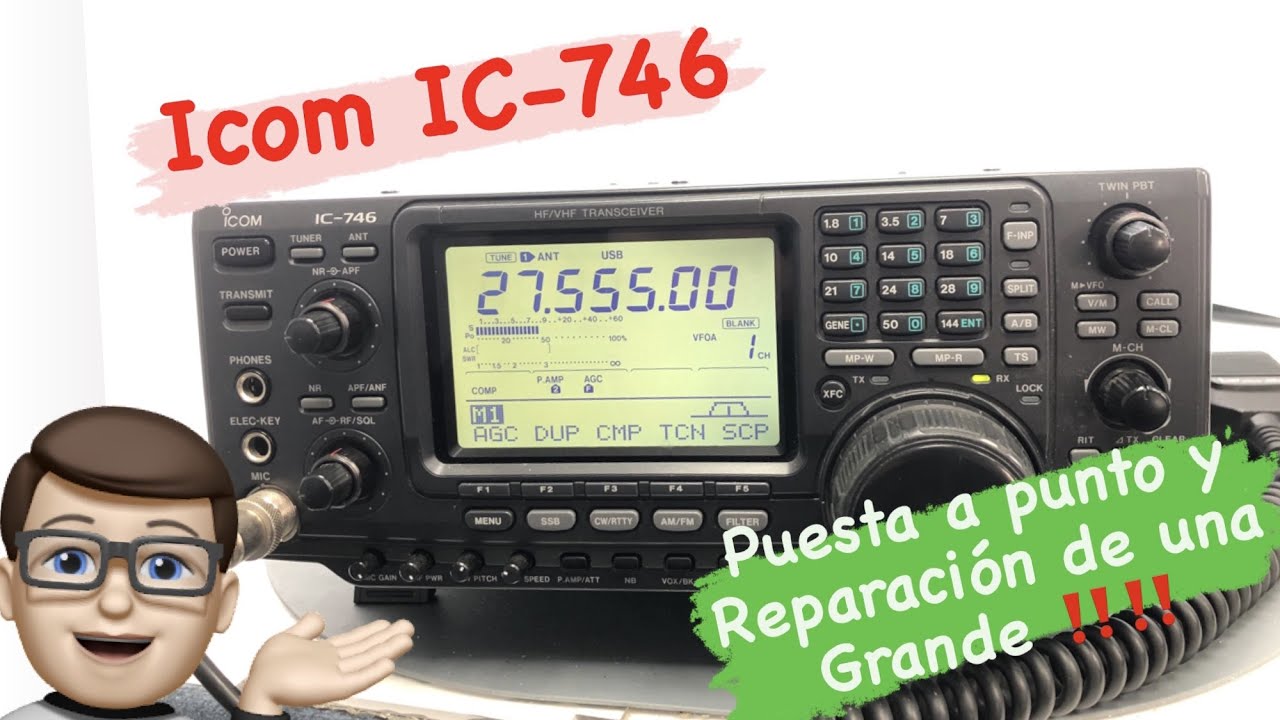 ICOM IC-746 | Reparación y Puesta a Punto de este Titán de Las Ondas | Avería en RX sospechosa
