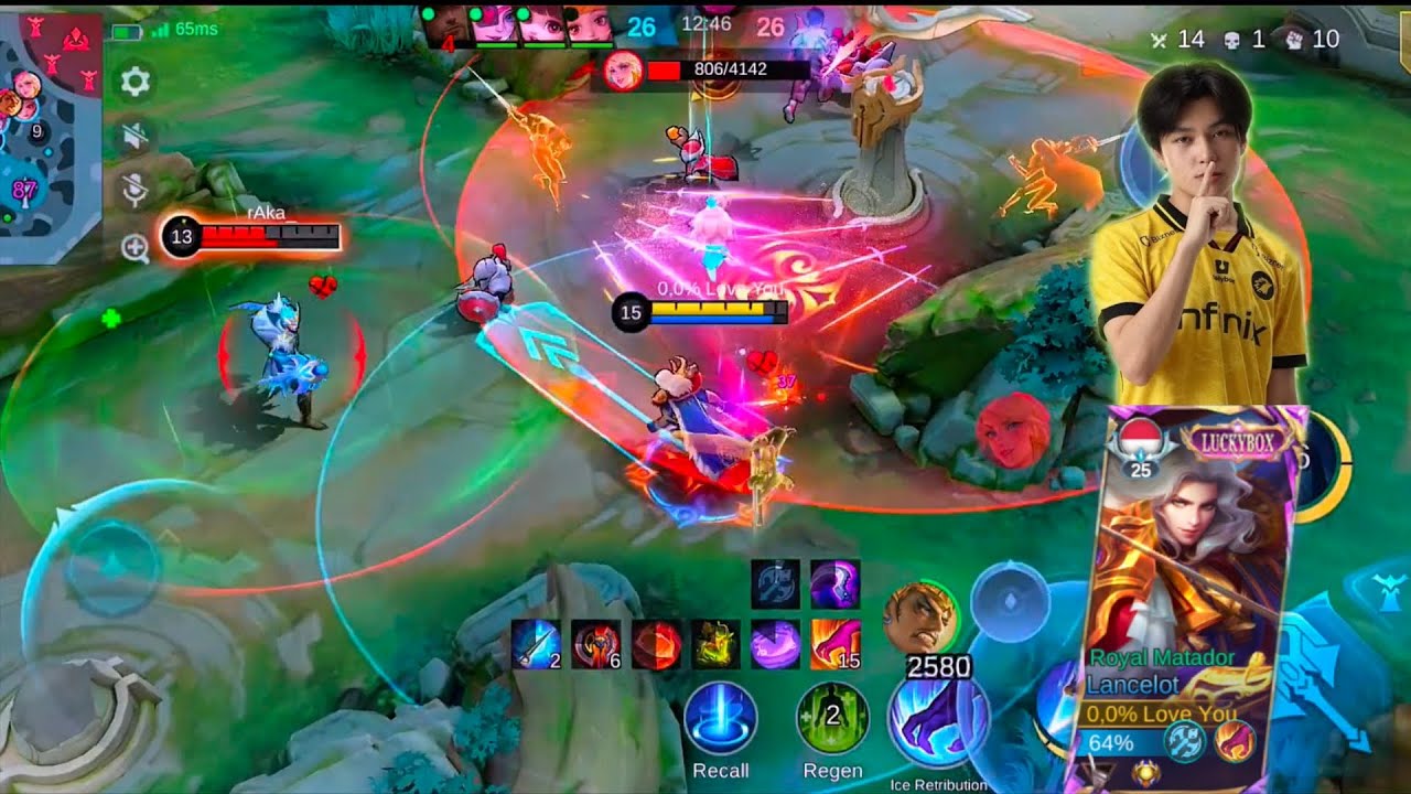 Lancelot Mau Mode Kilat Dulu Gaes  -Mobile Legends