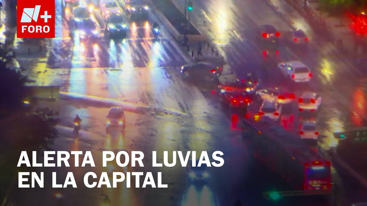 Frío y lluvia en CDMX; reportan alerta amarilla - Las Noticias