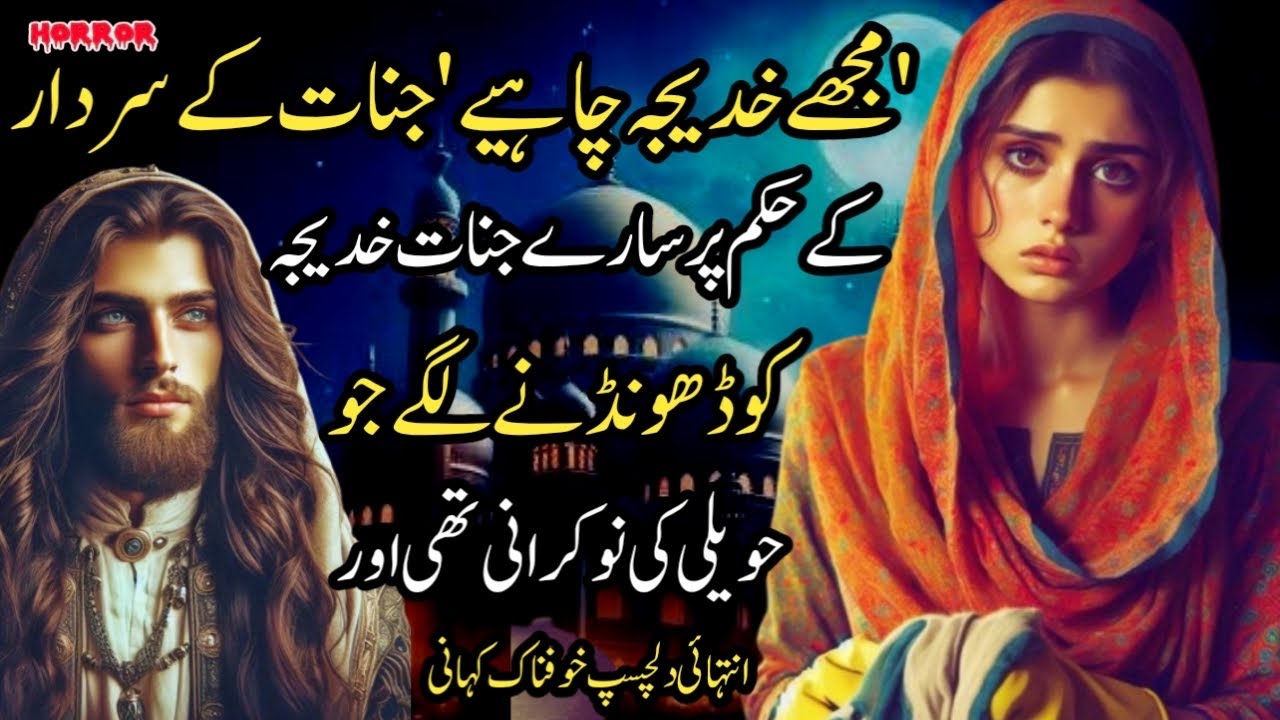 MUJHE KHADIJA CHAHIYE JINNAT KE SARDAR KE HUKM PAR SAARE JINNAT KHADIJA KO DHOONDNE LAGE JO NOKRANI