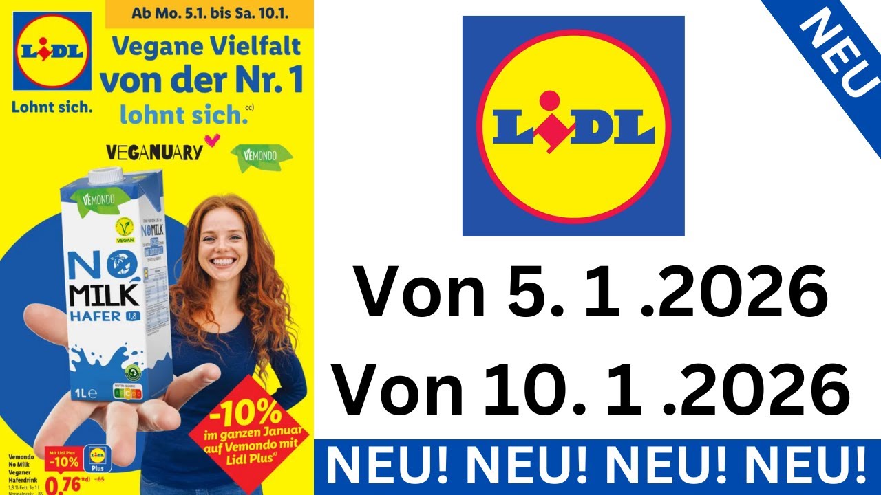 LIDL Prospekte Angebote Werbung G&uuml;ltig ab 5.1.2026 BIS 10.1.2026 | Einkaufen DE