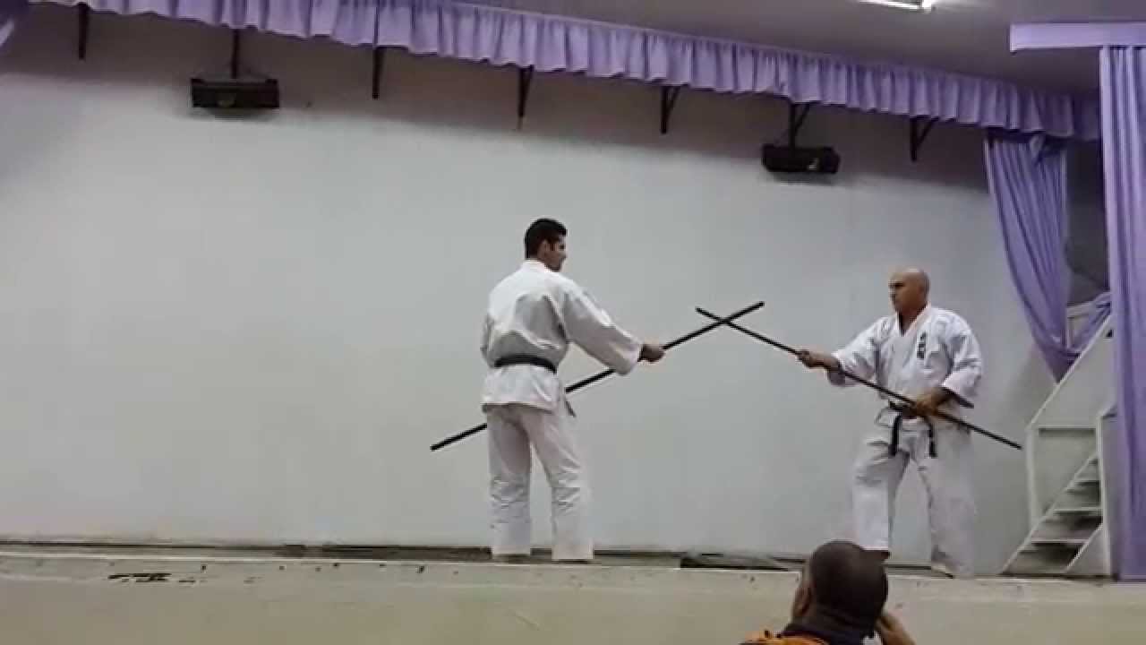 沖縄 空手道 剛柔流 - Comemora&ccedil;&atilde;o 75 anos Sensei Morihiro Yamauchi -KOBUDO (BO no Bunkay)