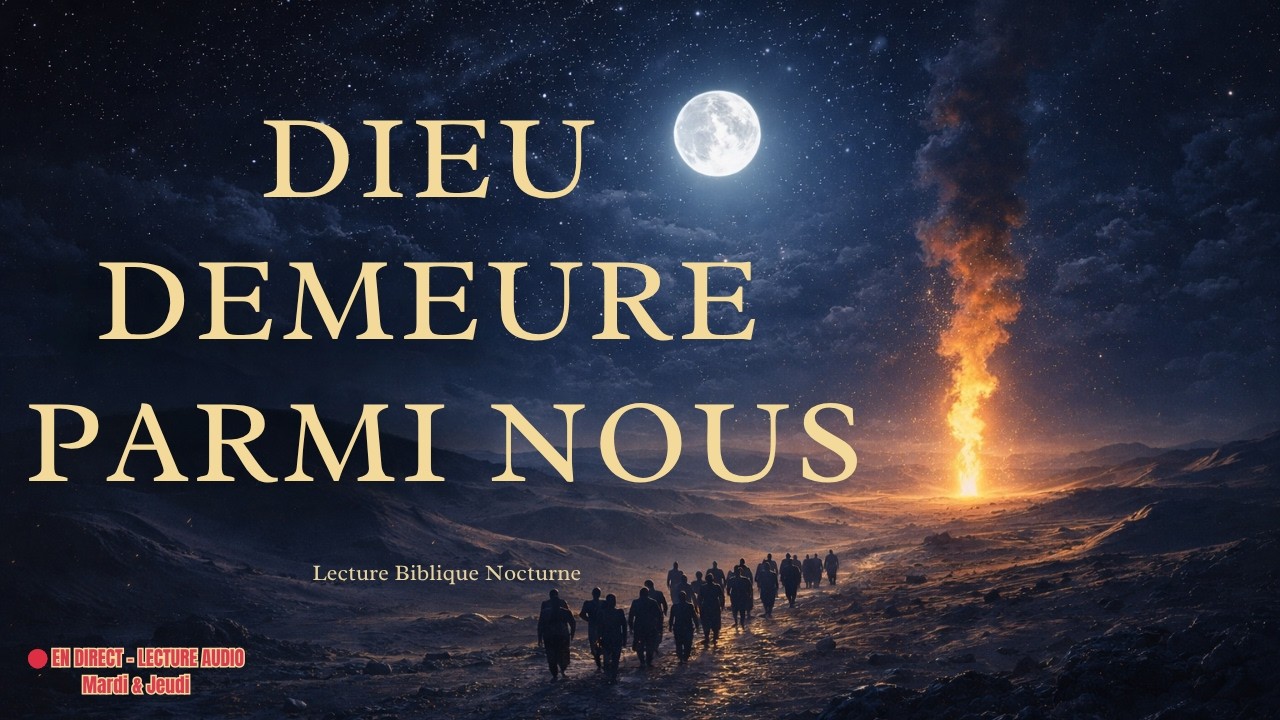 🌙 Dieu demeure parmi nous — Exode 33–40 | Lecture biblique paisible