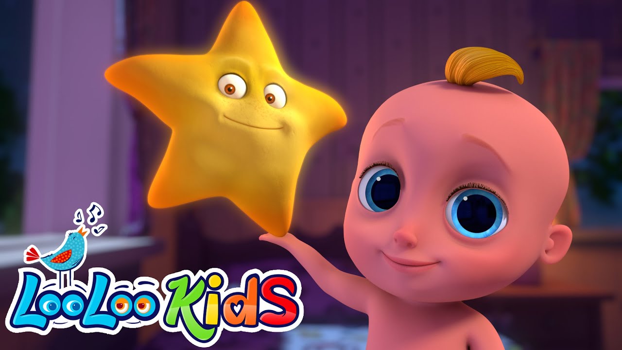 🎵 Twinkle Twinkle Little Star - Lullaby for KIDS | Baby Song Sleep Music | LooLoo Kids