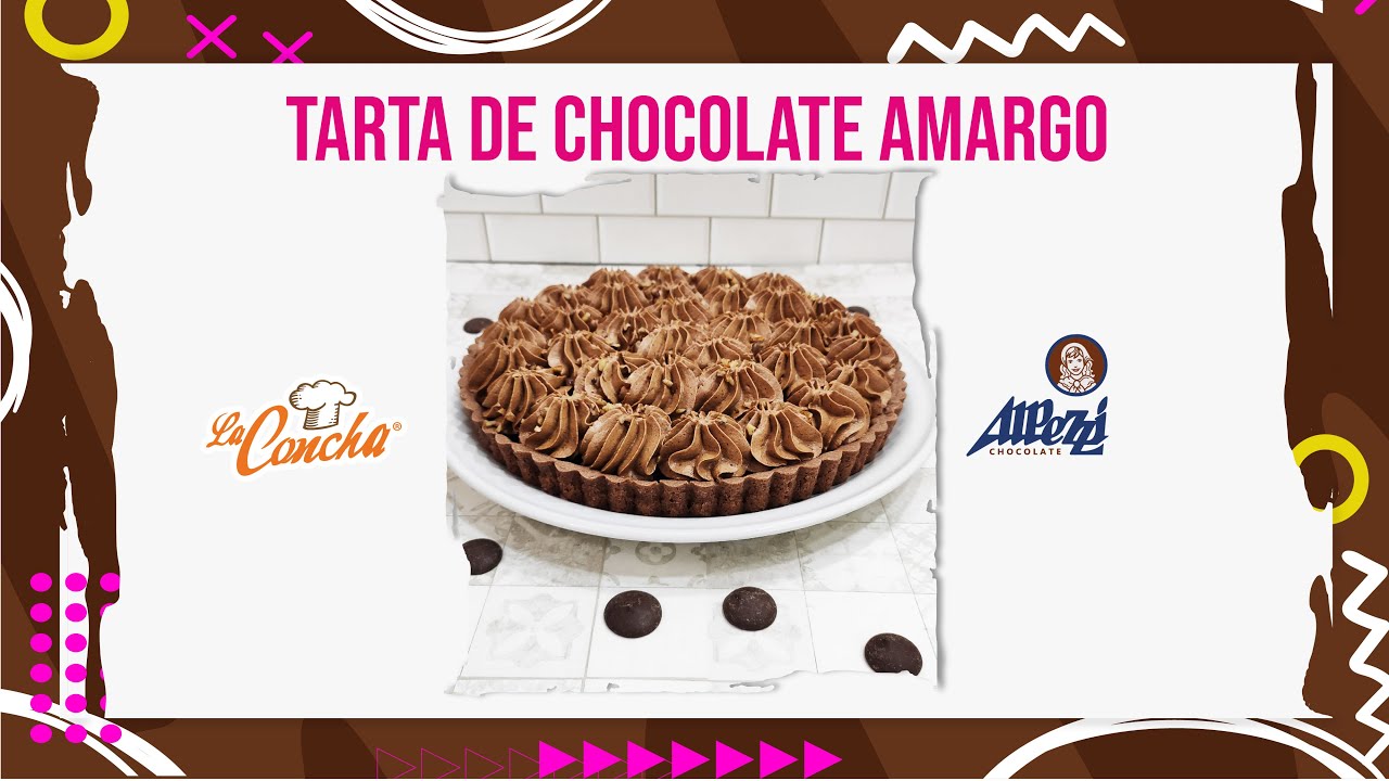 Tarta de manzana con chocolate