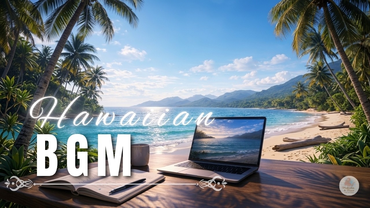 【Hawaiian BGM vol.24】長時間作業用BGM｜Island Focus – Hawaiian Work Music