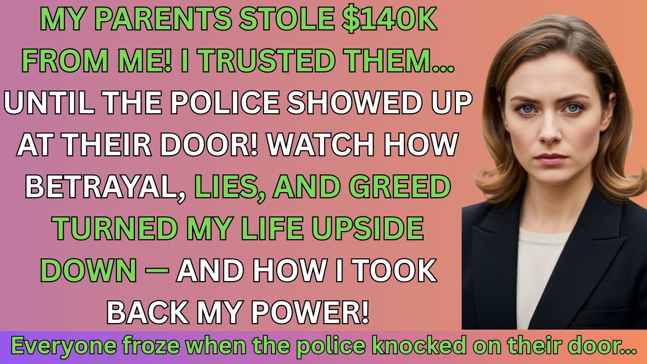 My Parents Drained My $140K Savings — Until the Police Showed Up at Their Door