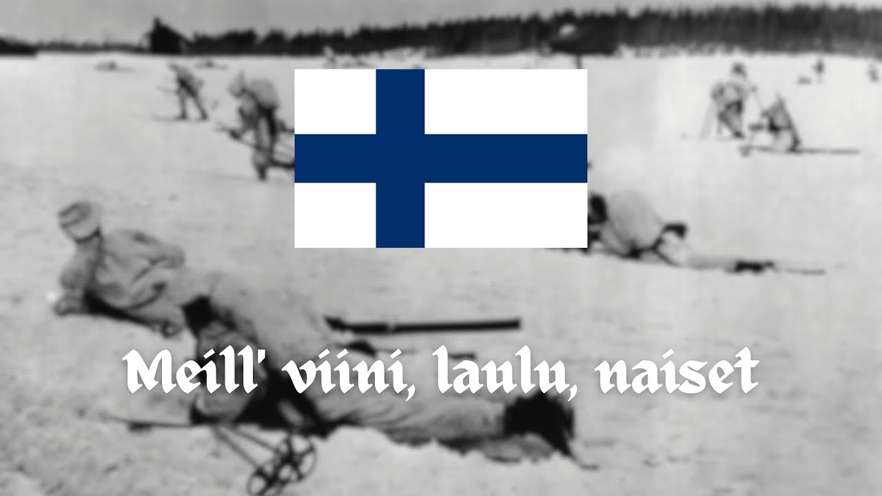 Finnish Patriotic song: Meill' viini, laulu, naiset (With lyrics)